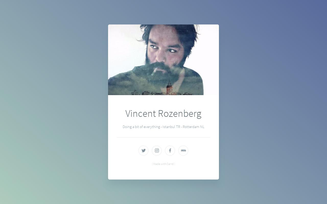 Carrd profile picture for @vincent